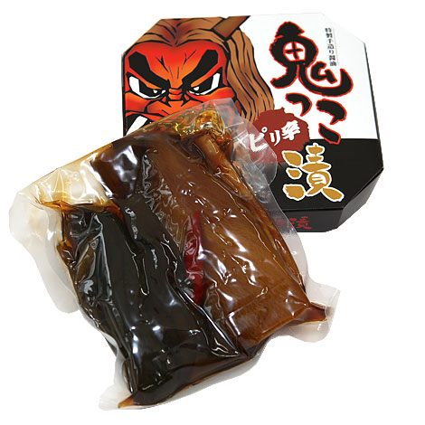 特製手造り醤油で漬けた ピリ辛 鬼っこ漬